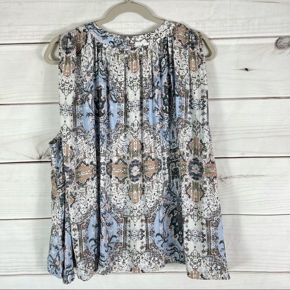 Free People Darcy Super V Printed Tank - Picture 5 of 7